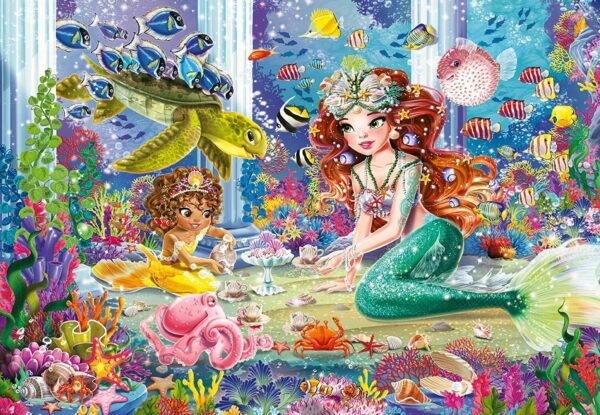 Mermaid Tea party 2 x 24 Piece Puzzle - Ravensburger