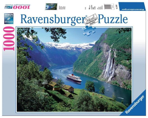 Norwegian Fjord 1000 Piece Puzzle - Ravensburger