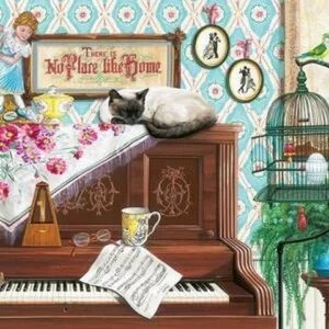 Piano Cat 750 Larger Piece Puzzle - Ravensburger