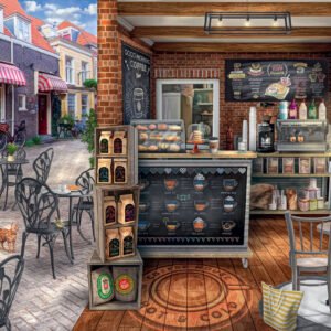 Quaint Cafe 1000 Piece Puzzle - Ravensburger