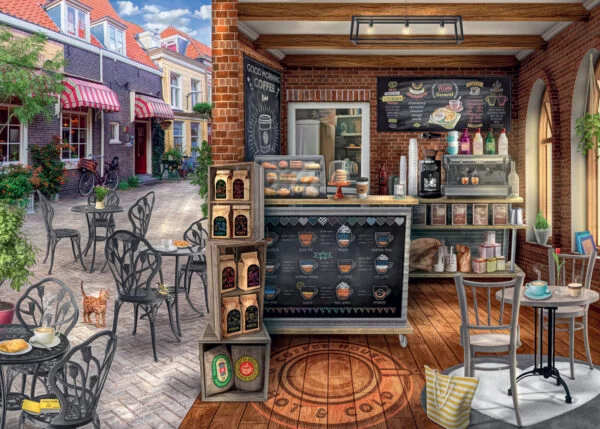 Quaint Cafe 1000 Piece Puzzle - Ravensburger