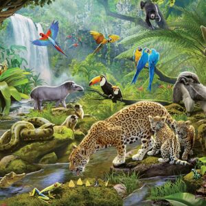 Rainforest Animals 60 Piece Puzzle - Ravensburger