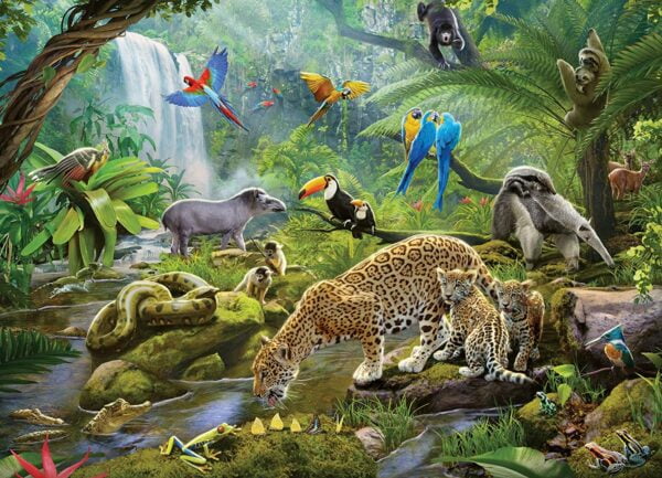 Rainforest Animals 60 Piece Puzzle - Ravensburger