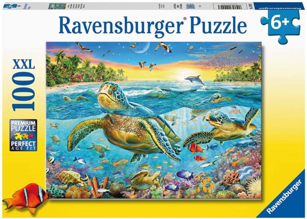 Swim with Sea Turtles 100 Piece Puzzle - Ravensburger