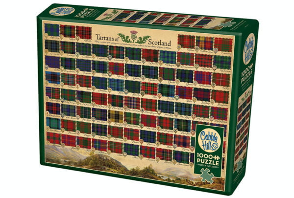 Tartans of Scotland 1000 Piece Puzzle - Cobble Hill
