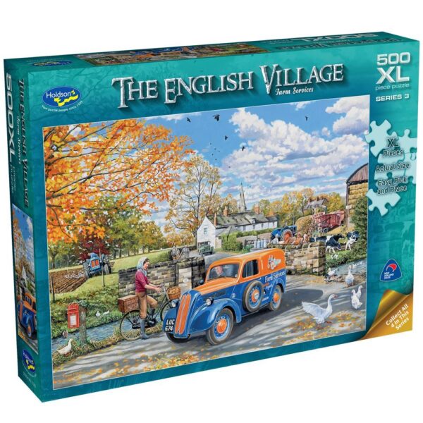 The English Village 3 - Farm Services 500 XL Piece Puzzle - Holdson