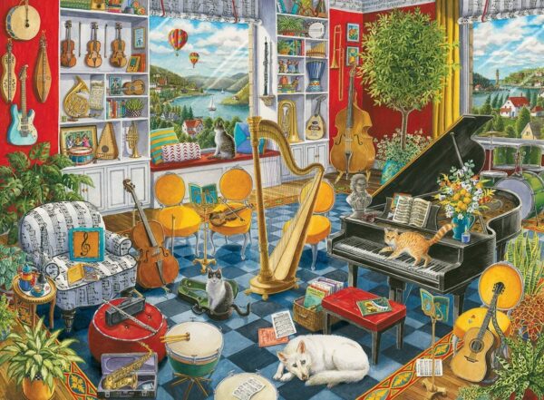 The Music Room 500 Piece Puzzle - Ravensburger