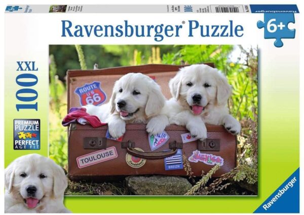 Travelling Puppies 100 Piece Puzzle - Ravensburger