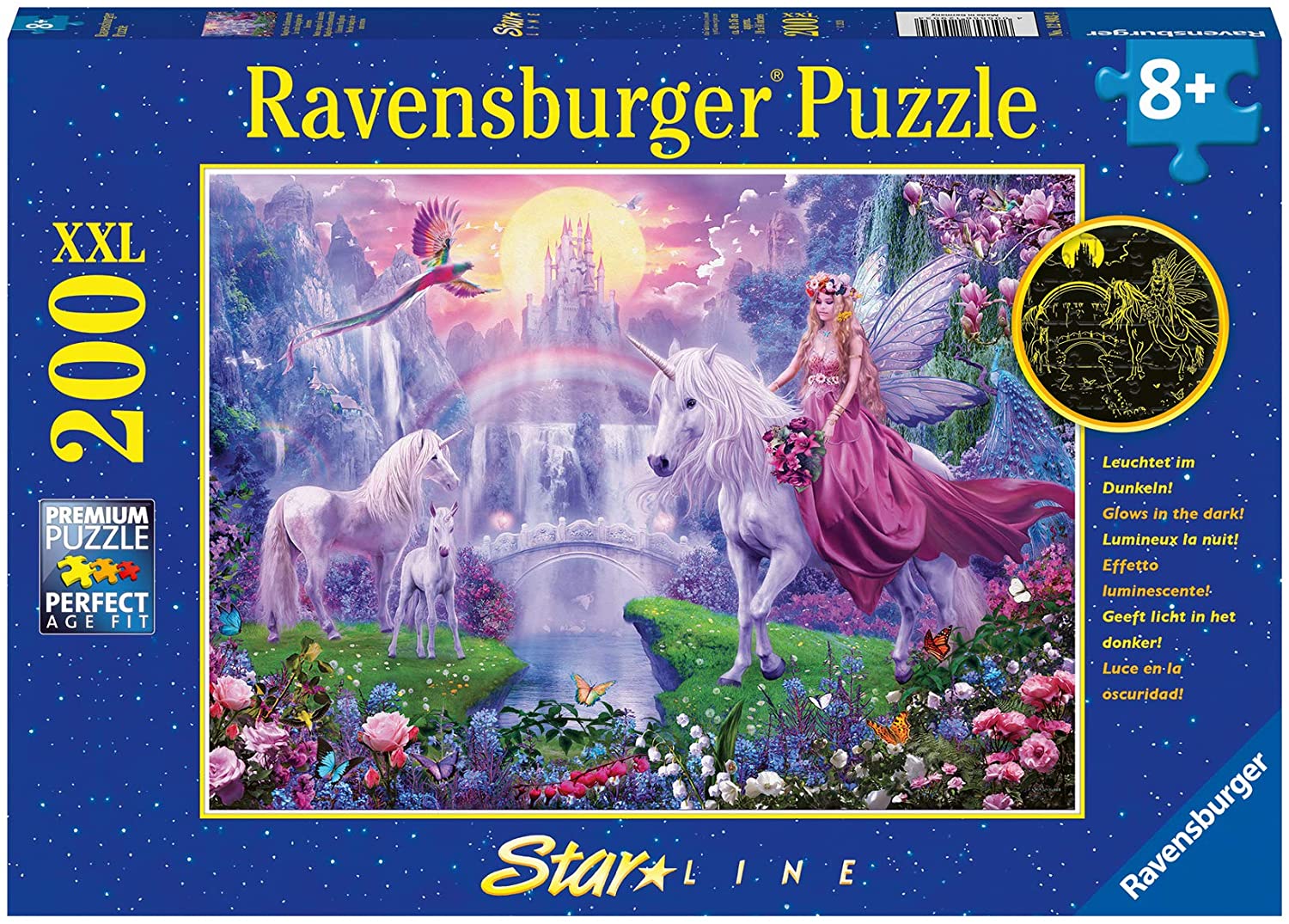 Ravensburger Unicorn Kingdom Glow in the Dark Puzzle