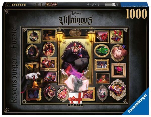 Villainous Ratigan 1000 Piece Puzzle - Ravensburger
