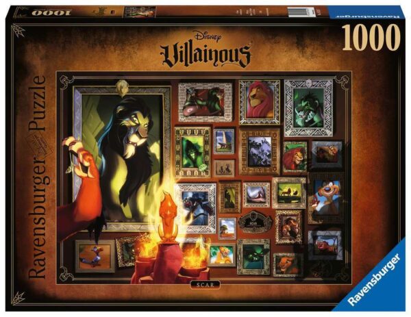 Villainous Scar 1000 Piece Puzzle - Ravensburger
