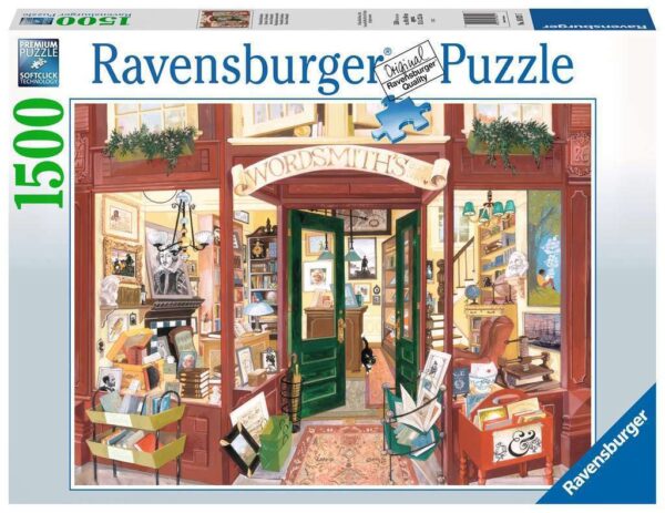 Wordsmiths Bookshop 1500 Piece Puzzle - Ravensburger