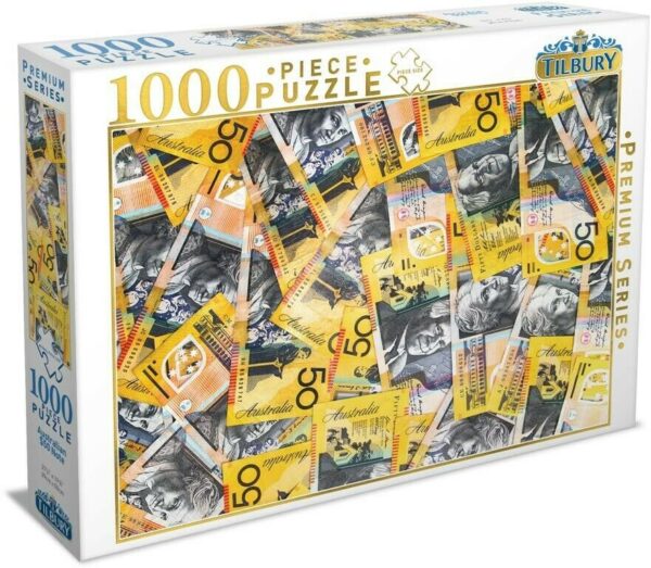 Australian $50 Note 1000 Piece Jigsaw Puzzle - Tilbury