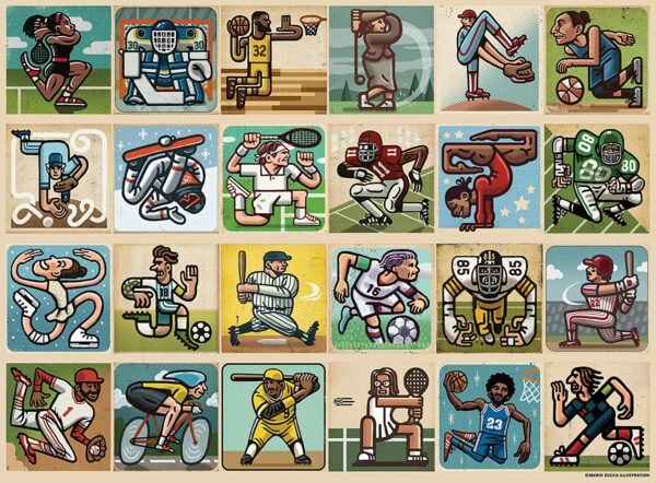 Awesome Athletes 300 Piece Puzzle - Ravensburger