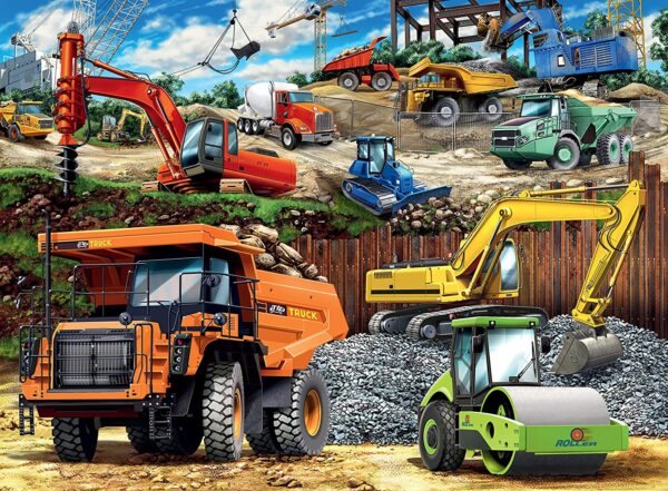Construction Vehicles 100 Piece Puzzle - Ravensburger