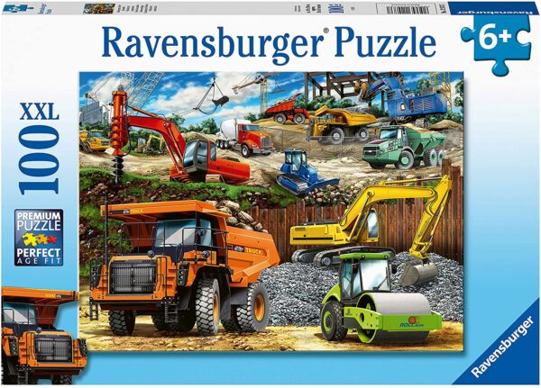 Construction Vehicles 100 Piece Puzzle - Ravensburger
