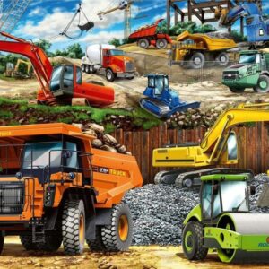 Ravensburger - Construction Vehicles 100 XXL Piece Puzzle