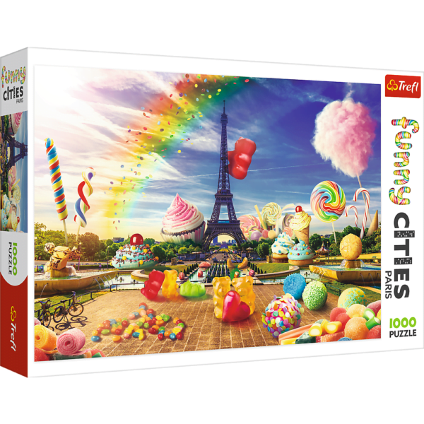Funny Cities Sweet Paris 1000 Piece Puzzle - Trefl