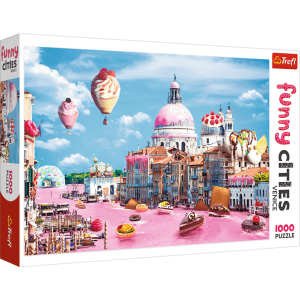 Funny Cities Sweets in Venice 1000 Piece Puzzle - Trefl