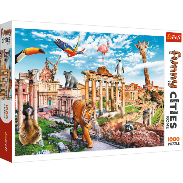 Funny Cities Wild Rome 1000 Piece Puzzle - Trefl