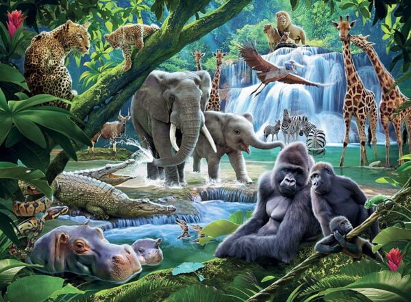 Jungle Animals 100 XXL Piece Puzzle - Ravensburger