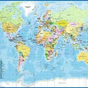 Map of the World 200 XXL Piece Puzzle - Ravensburger
