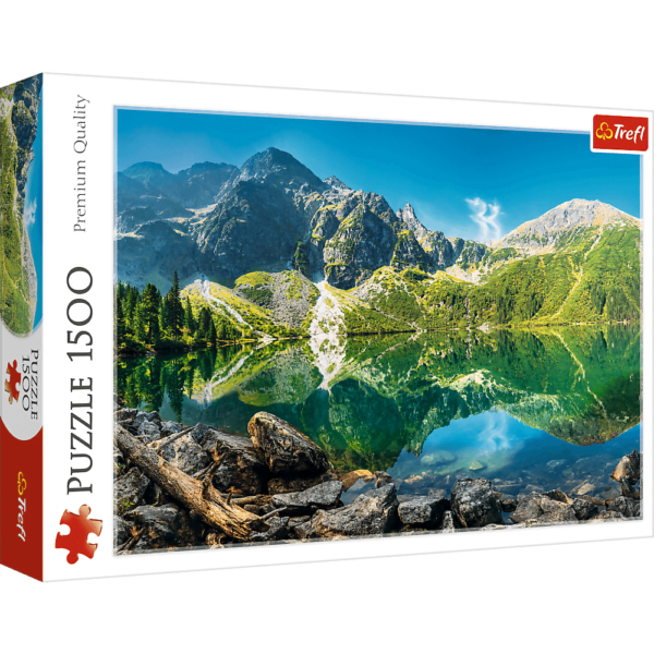 Morskie oko Lake, Tatras, Poland 1500 Piece Puzzle - Trefl