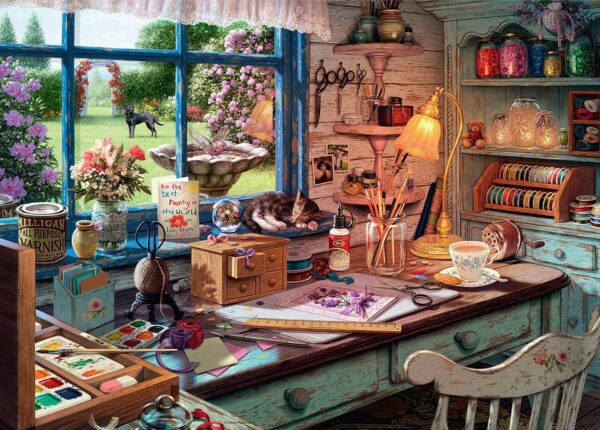 My Haven No 1 - The Craft Shed 1000 Piece Puzzle - Ravensburger
