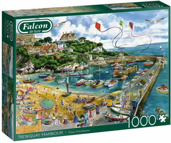 Newquay Harbour 1000 piece puzzle - Falcon de luxe