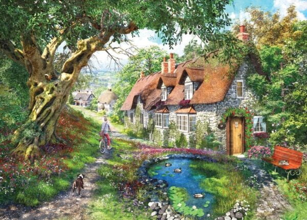 Picture Perfect 7 - The Flower Hill Cottage 1000 Piece Puzzle - Holdson