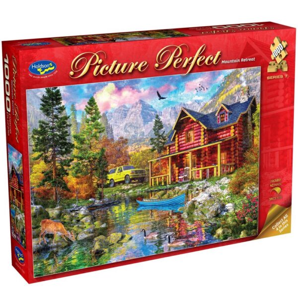Picture perfect 7 Mountain Retreat 1000 Piece Puzzle - Holdson