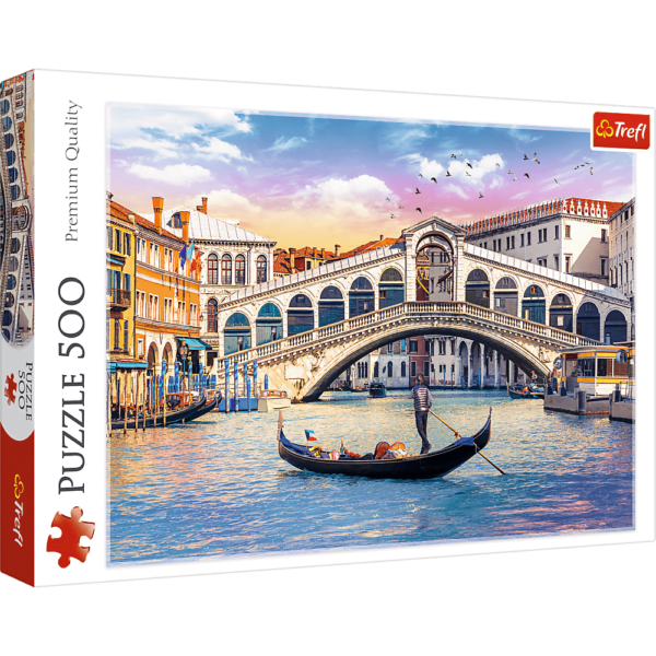 Rialto Bridge Venice 500 Piece Puzzle - Trefl