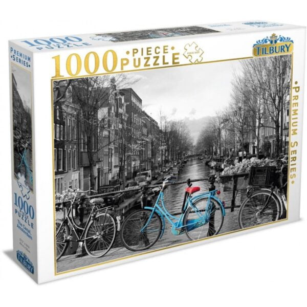 The Canal, Amsterdam 1000 Piece Puzzle - Tilbury