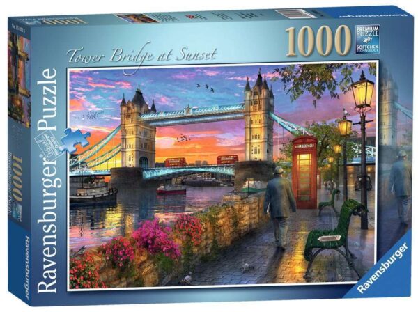 Tower Bridge at Sunset 1000 piece Puzzle - Ravensburger