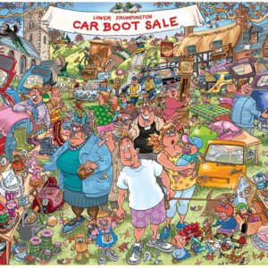 Wasgij Original 35 - Car Boot Capers 1000 Piece Puzzle - Holdson