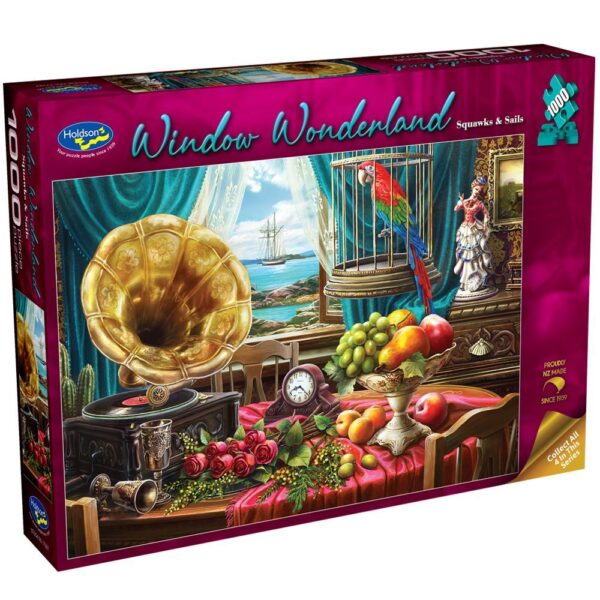 Window Wonderland - Squawks & Sails 1000 Piece Puzzle - Holdson