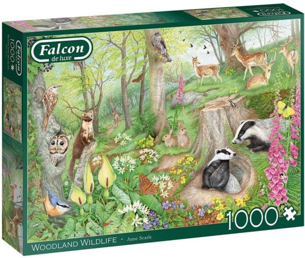 Woodland Life 1000 Piece Puzzle - Falcon de luxe