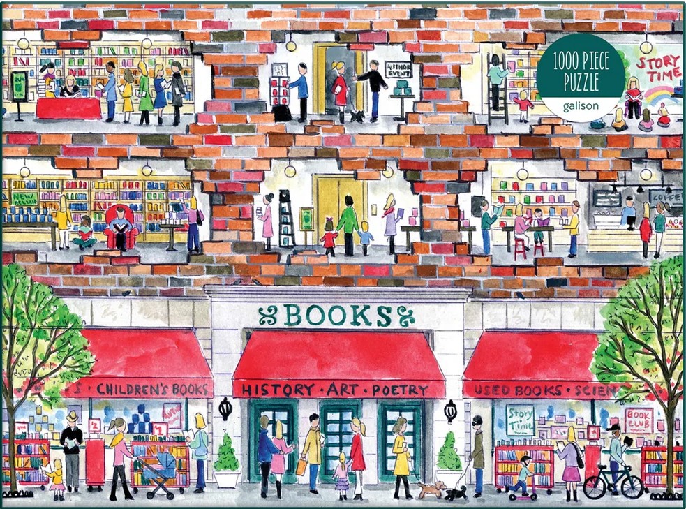 Galsion - Michael Storrings - A Day at the Bookstore 1000 Piece Puzzle