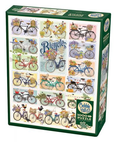 Bicycles 1000 Piece Puzzle - Cobble Hill