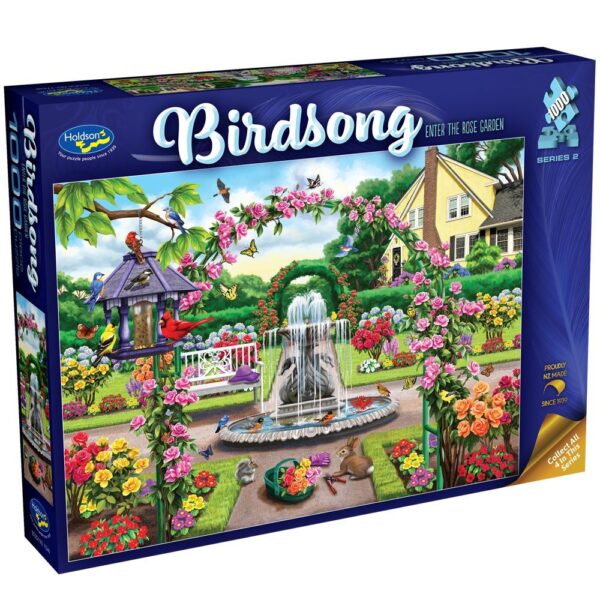 Birdsong 2 - Enter the Rose Garden 1000 Piece Puzzle - Holdson