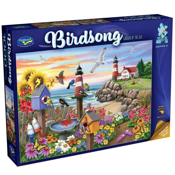 Birdsong 2 - Garden by the Sea 1000 piece Puzzle - Holdson