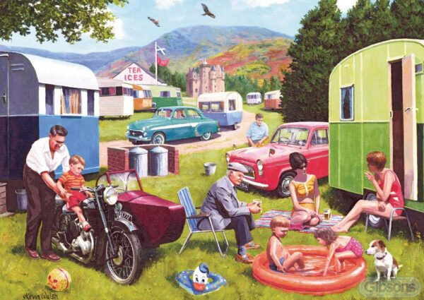 Caravan Outings 2 x 500 Piece Puzzle - Gibsons