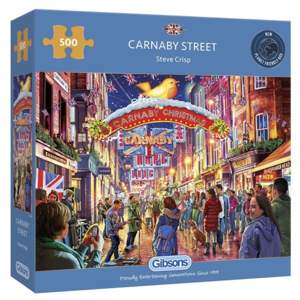 Carnaby Street 500 Piece Puzzle - Gibsons