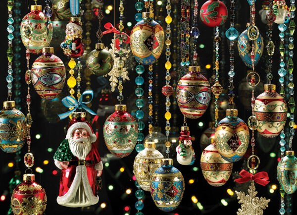 Christmas Ornaments 1000 Piece Puzzle