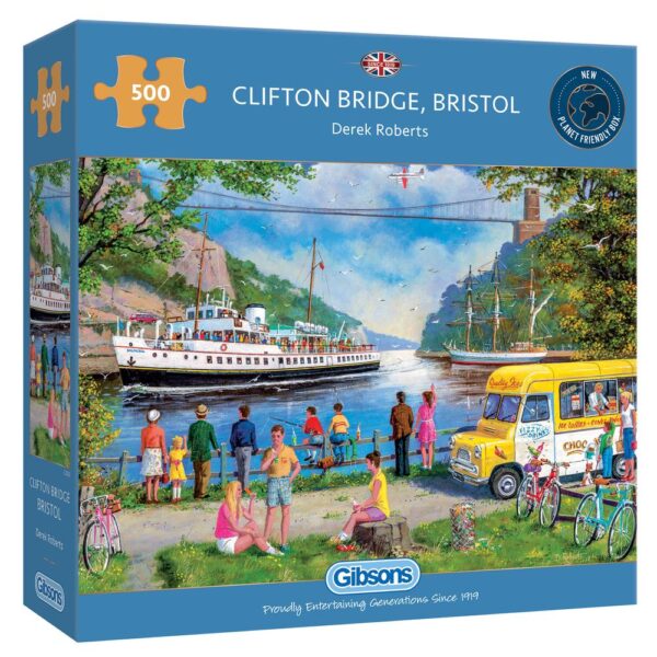 Clifton Bridge, Bristol 500 Piece Puzzle - Gibsons