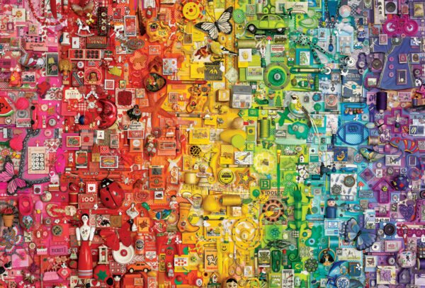 Colourful Rainbow 1000 Piece Puzzle