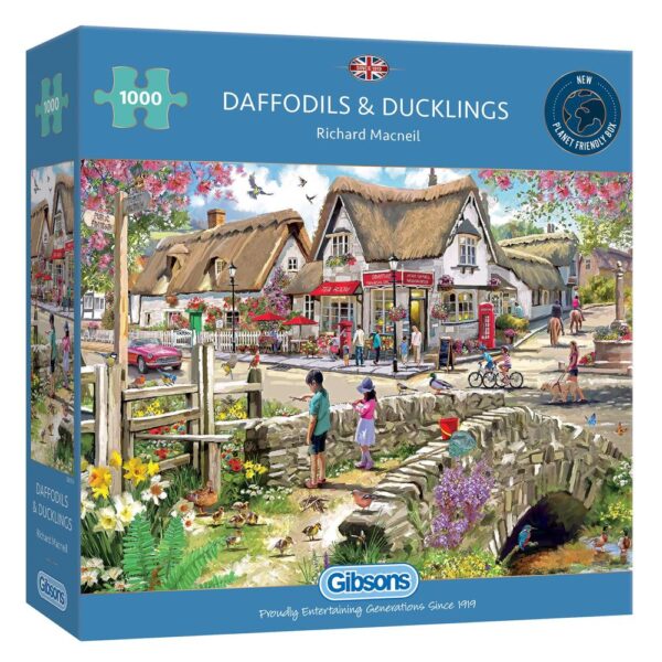 Daffodils & Ducklings 1000 Piece Puzzle - Gibsons