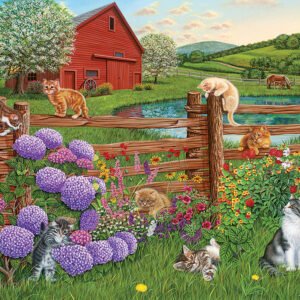 Farm Cats 275 XL Piece Puzzle - Cobble Hill