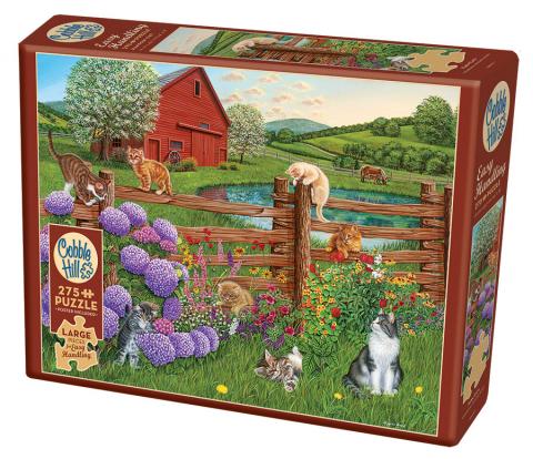 Farm Cats 275 XL Piece Puzzle - Cobble Hill