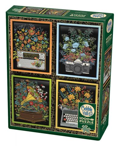 Floral Objects 1000 Piece Puzzle - Cobble Hill